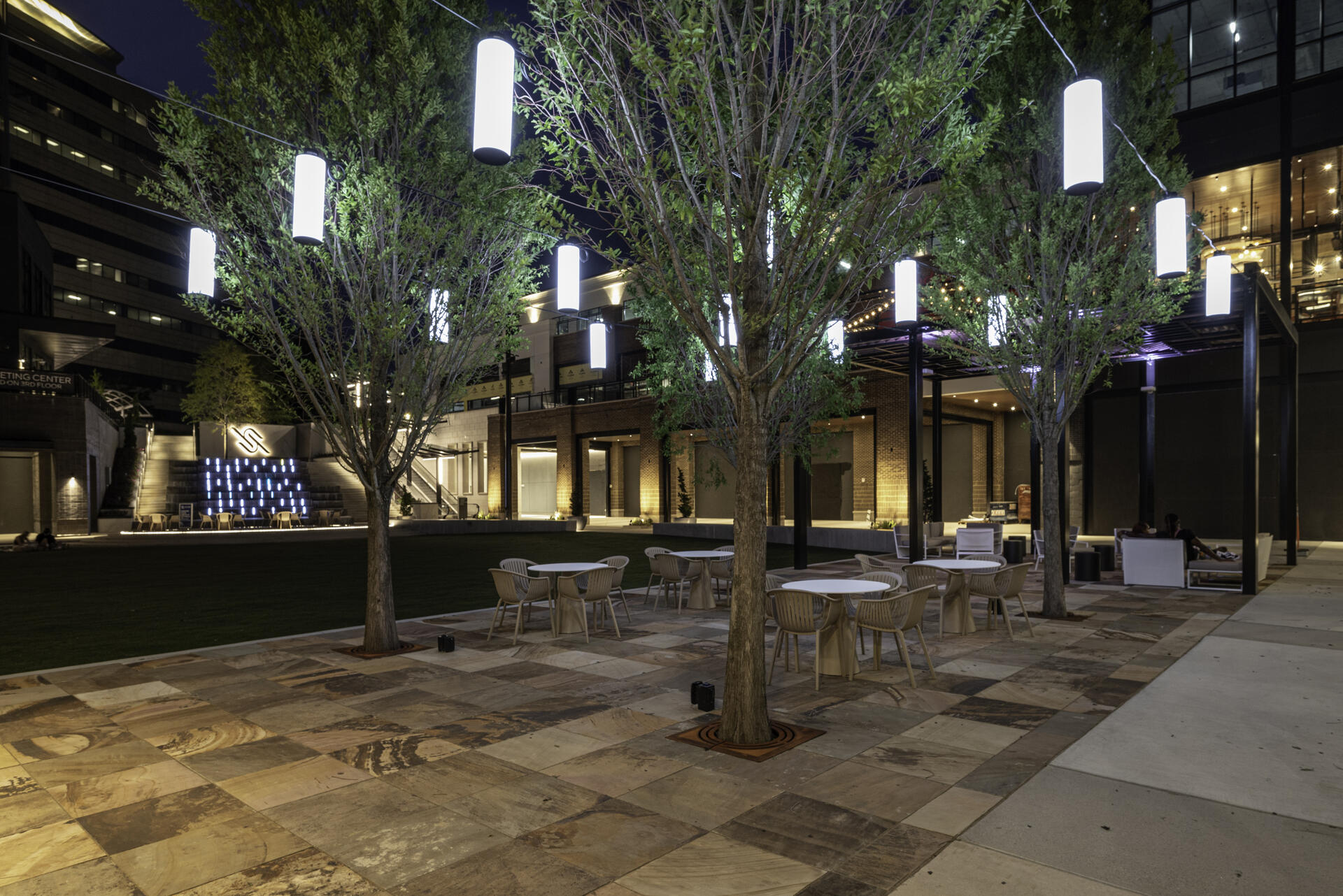 Outdoor Patio And Retail Space