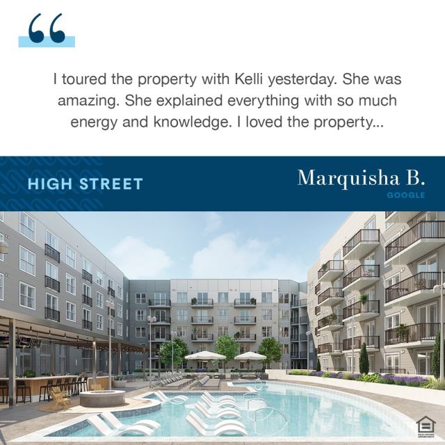 Our team is dedicated to resident satisfaction, and your happiness is no exception. Schedule a tour with our team using the link in our bio to see High Street Apartments yourself.